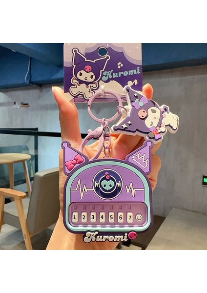 Sanrio Kurome Bebek Anahtarlık Kadın Sevimli Tamagotchi Köpek Peluş Kamera Biblolar (Yurt Dışından)