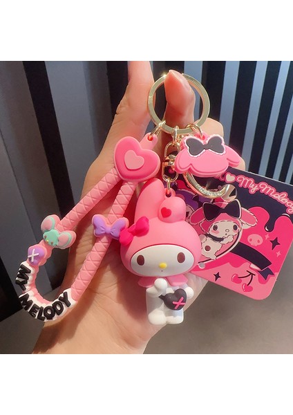 Sanrio Kurome Bebek Anahtarlık Kadın Sevimli Tamagotchi Köpek Peluş Kamera Biblolar (Yurt Dışından)