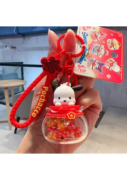 Sanrio Kurome Bebek Anahtarlık Kadın Sevimli Tamagotchi Köpek Peluş Kamera Biblolar (Yurt Dışından)