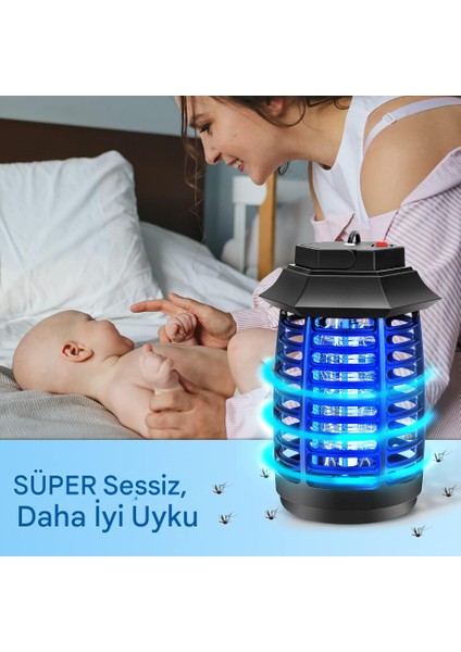 Tasarruflu Uv Işıklı Elektrikli Sinek Kovucu Gece Lambası Kokusuz Sessiz modelleri