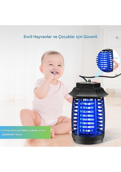 Tasarruflu Uv Işıklı Elektrikli Sinek Kovucu Gece Lambası Kokusuz Sessiz fırsatları