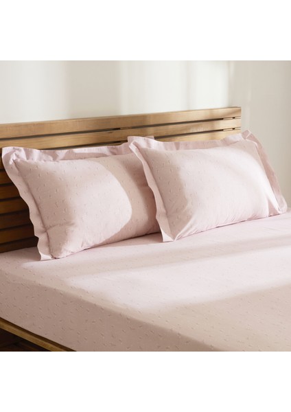 Laila %100 Pamuk Tek Kişilik Çarşaf Takımı Rose