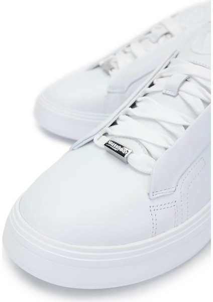 Deri Beyaz Sneakers & Spor Ayakkabı 1040 95R2106 Ayk Y25 Bıanco