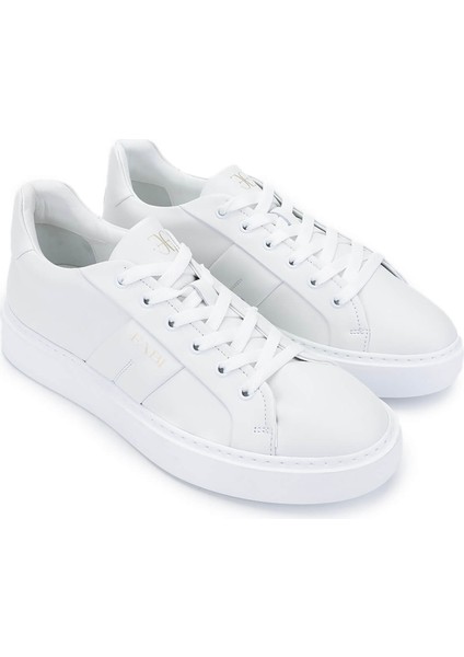 Erkek Deri Beyaz Sneakers & Spor Ayakkabı 510 FU0456 Erk Ayk Y25 Bıanco fiyatları