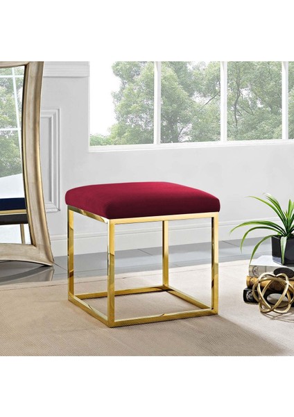 Chic Mini Metal Ayaklı Puf 40X40 cm indirimleri