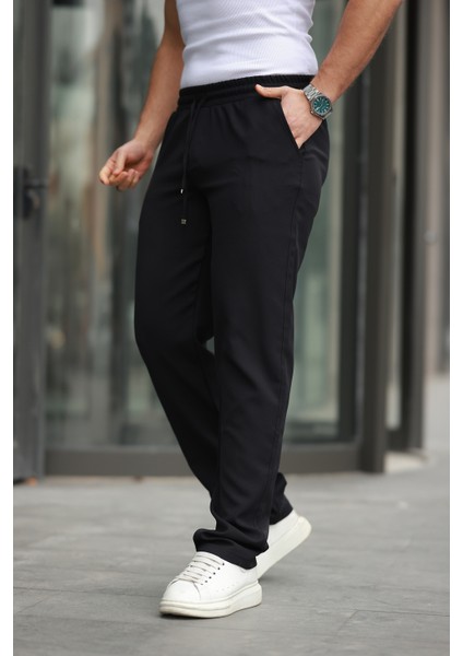 Erkek Trend Beli Lastikli Bol Paça Baggy Pantolon modelleri