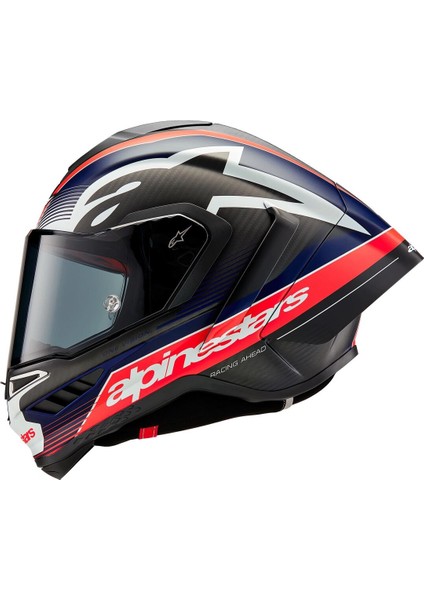 Supertech R10 Carbon Team Spor Motosiklet Kaskı Mat Siyah Kırmızı Beyaz modelleri