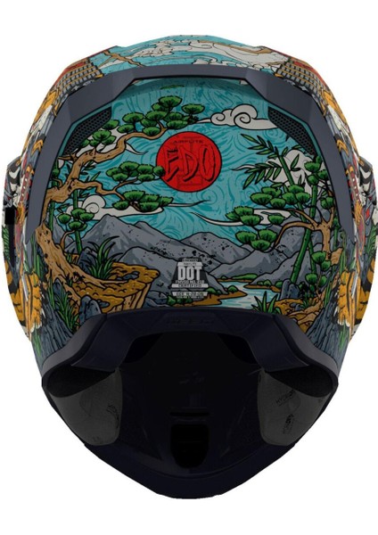 Airflite Edo Mıps Kapalı Motosiklet Kaskı Siyah Mavi Gri Turuncu fırsatları