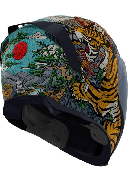 Airflite Edo Mıps Kapalı Motosiklet Kaskı Siyah Mavi Gri Turuncu indirimleri