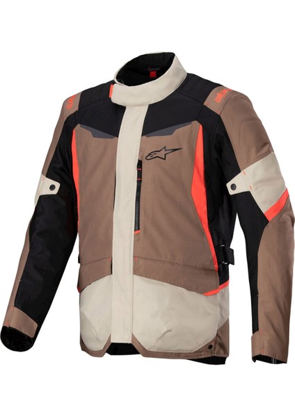 St-1 Wp Korumalı Motosiklet Montu Bej Gri Siyah