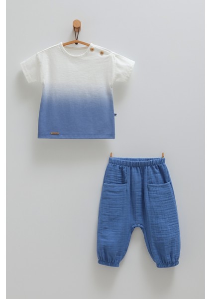 Renk Geçişli Tshirt Pantolon Takım