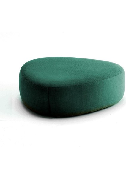 Stone Maxi Üçgen Asimetrik Puf / Orta Sehpa / 75x75 cm H:40 cm
