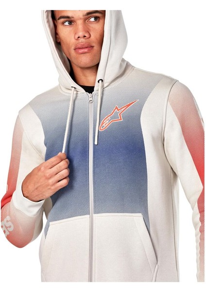 Arising Hoodie Kapüşonlu Sweatshirt Beyaz Mavi Kırmızı fırsatları