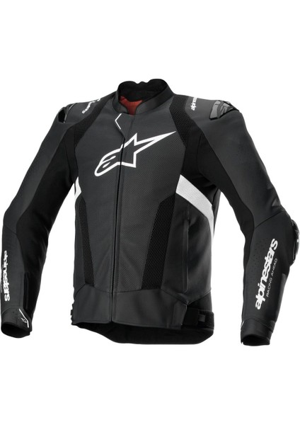 Alpinestars Missile V3 Airflow Deri Korumalı Motosiklet Montu Siyah Beyaz