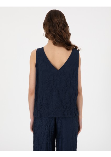 Kadın Lacivert Regular Fit Bluz 50301151-VR033