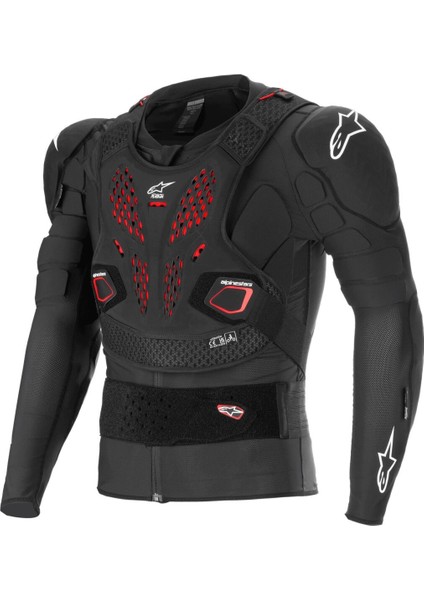 Alpinestars Bionic Pro V3 Plasma Body Armor (Tam Gövde Koruma) Siyah Kırmızı Beyaz