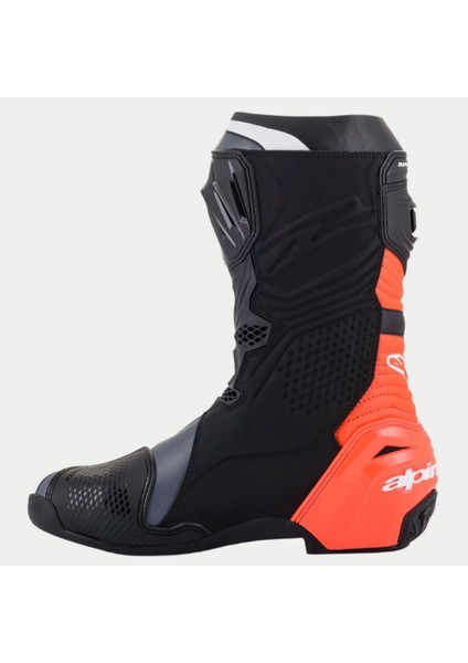 Supertech R Korumalı Spor Motosiklet Botu Siyah Kırmızı Beyaz modelleri