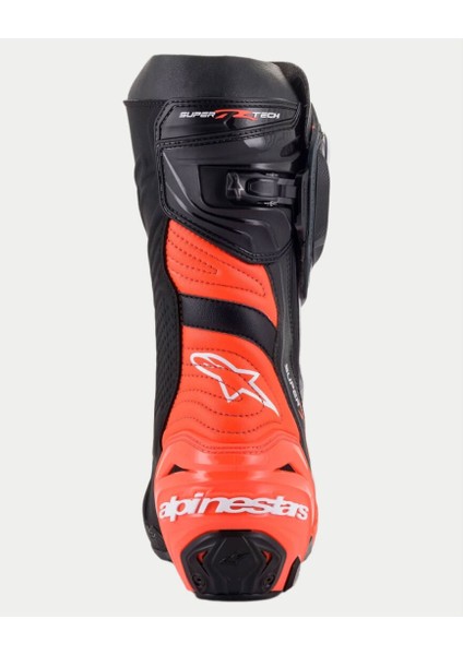 Supertech R Korumalı Spor Motosiklet Botu Siyah Kırmızı Beyaz indirimleri