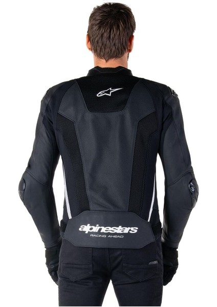 Alpinestars Missile V3 Airflow Deri Korumalı Motosiklet Montu Siyah Beyaz indirimleri