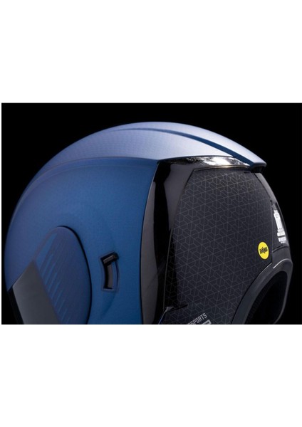 Airform Counterstrike Mıps Kapalı Motosiklet Kaskı Mat Mavi fırsatları