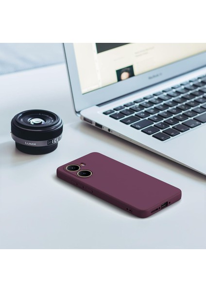 Xiaomi Poco X7 Pro Kılıf Lansman Kamera Korumalı Içi Kadife Yumuşak Renkli Silikon Mat Hisli Süet Liquid
