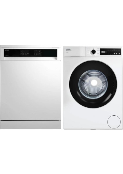 2'li Beyaz Eşya Seti (Cmı 96301 Çamaşır + Bm 5312 Bulaşık)