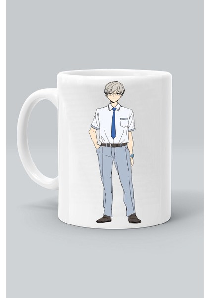 Mitsuki Ayano Karakter Too Many Losing Heroines Chihaya Anime Baskılı Beyaz Klasik Kupa Bardak