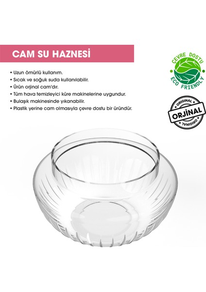 Işıklı Hava Temizleyici Küre Antrasit + 150 ml Amber Küre Solüsyonu