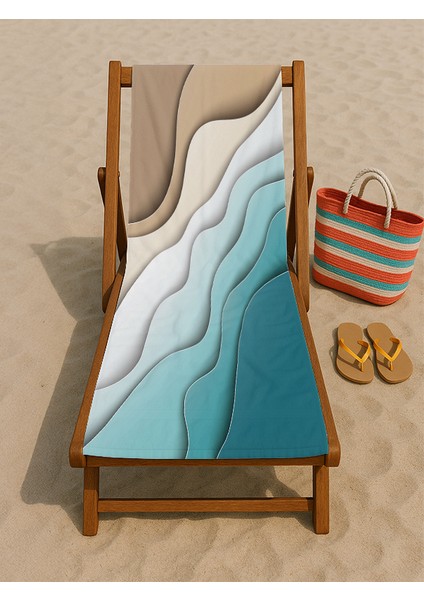 Baskılı Plaj Havlusu 80 x 150 cm , Deniz Havlusu, Şezlong Havlusu fiyatları