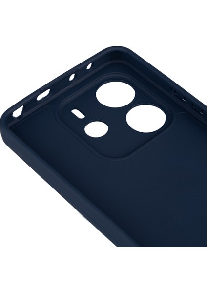 Xiaomi Redmi Note 14 4g Kılıf Sah Biye Silikon - Mavi