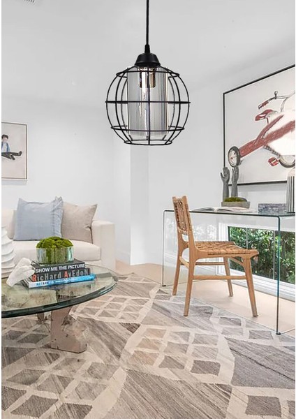Opal Füme Glass One, Mutfak Avize, Salon Avize, Çocuk Odası Avize, Koridor Avize