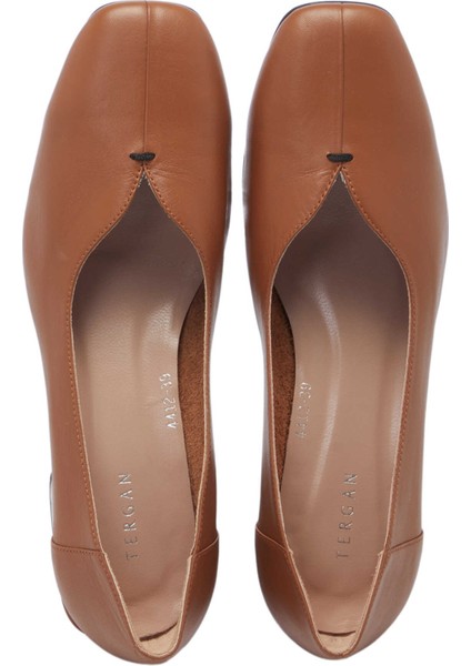 Taba Hakiki Deri Kadın Topuklu Ayakkabı - K24I1AY67486-A29 indirimleri