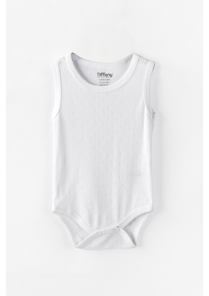 Tiffany Baby %100 Pamuk Nefes Alan Jakarlı Bebek Atlet Badi 0 36 Ay