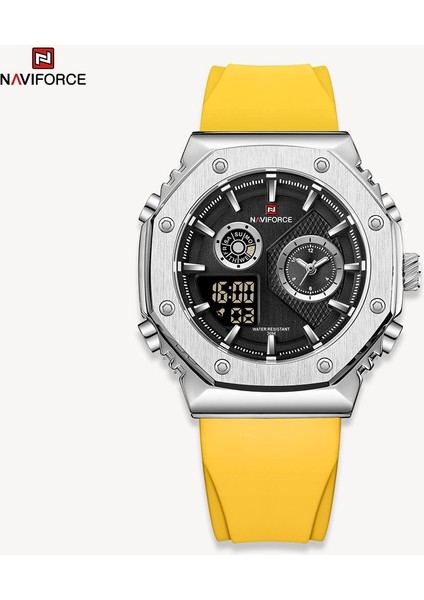 Yeni Model Naviforce Dijital Analog Alarmlı Aydınlatmalı Spor Kol Saati