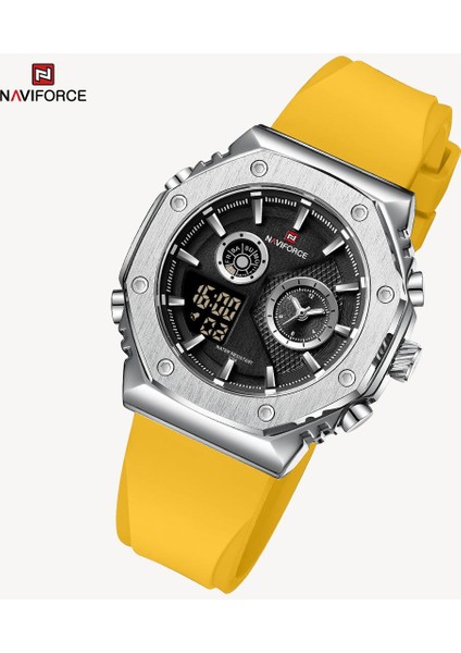 Yeni Model Naviforce Dijital Analog Alarmlı Aydınlatmalı Spor Kol Saati