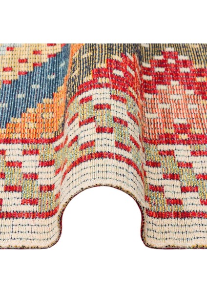 Nomad Kilim Nmd 10 Red Yıkanabilir Kilim