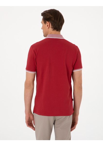 Erkek Nar Çiçeği Slim Fit Tişört 50307562-VR239 indirimleri
