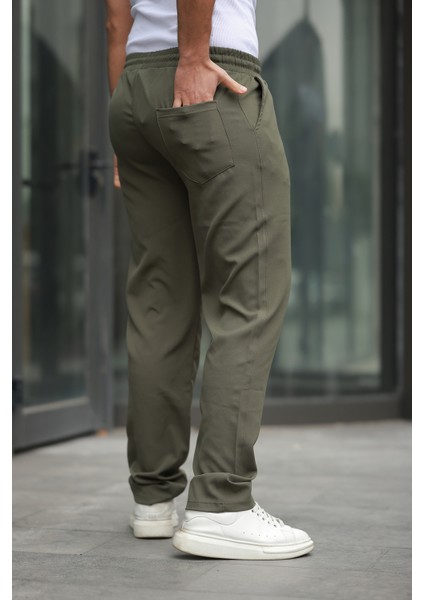 Erkek Trend Beli Lastikli Bol Paça Baggy Pantolon modelleri