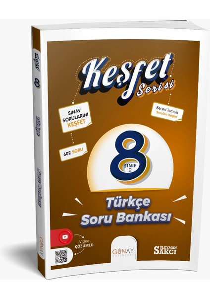 8. Sınıf Keşfet Serisi Türkçe Soru Bankası