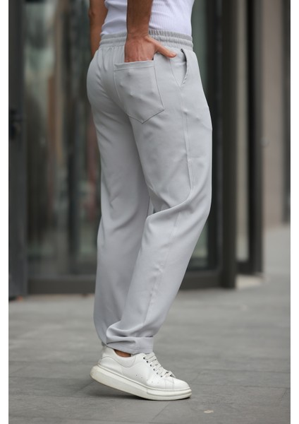 Erkek Trend Beli Lastikli Bol Paça Baggy Pantolon modelleri
