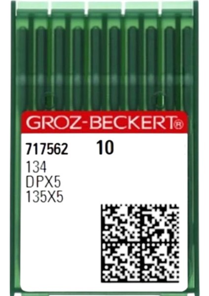 19 Numara 134/DPX5/135X5/135X7 Groz Beckert Düz Dikiş Iğnesi Kalın Dip ( 100 Lük Paket)