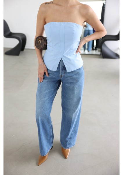 Taşlamalı Çarpraz Dikişli Jean modelleri