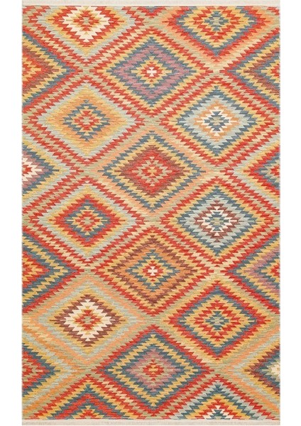 Nomad Kilim Nmd 07 Terra Yıkanabilir Kilim