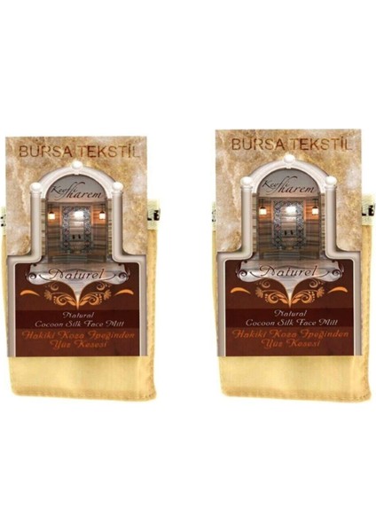 Ipek 2'li Mini Yüz Kese & Banyo Kesesi