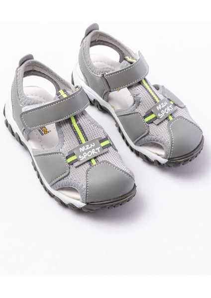 Erkek Çocuk Kapalı Kaydırmaz Taban Spor Sandalet