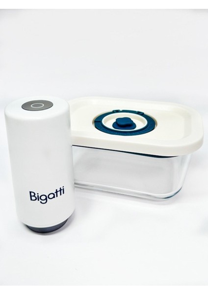 4'lü Cam Saklama Kabı ve Vakumlu Pompa Seti, Bej, 9 Parça indirimleri