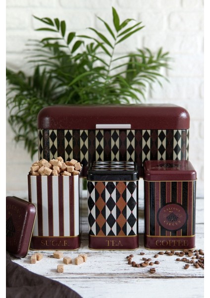 ERB08T8 Menteşeli Ekmek Kutusu 4'lü Set, Circus