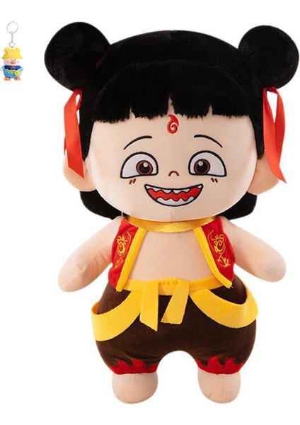 Nezha'nın Şeytan Çocuğu Naohai Peluş Oyuncak Pamuk Bebek Çevresel Nezha Bebek Bebek (Yurt Dışından)
