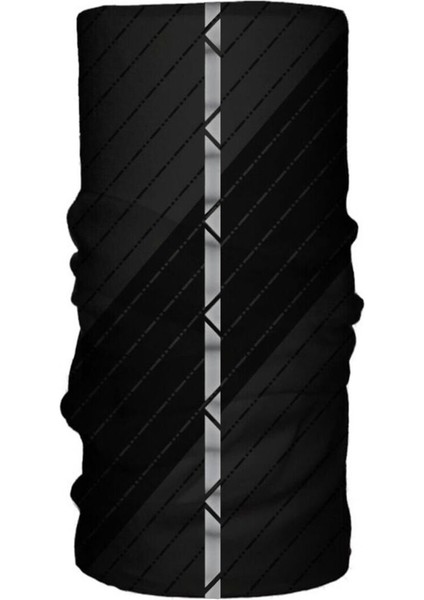 Black Stripes Reflektif Boyunluk