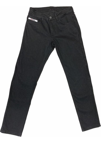 Ranger Ce Sertifikalı Cordura Denim Korumalı Motosiklet Kot Pantolonu Siyah